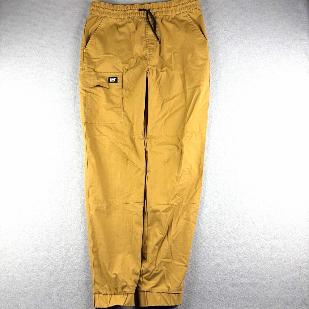Caterpillar CAT Cargo Jogger Pants Men's Medium Fits 32x32 Kelp Workwear Stretch